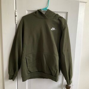 Nike Olive Green Hoodie